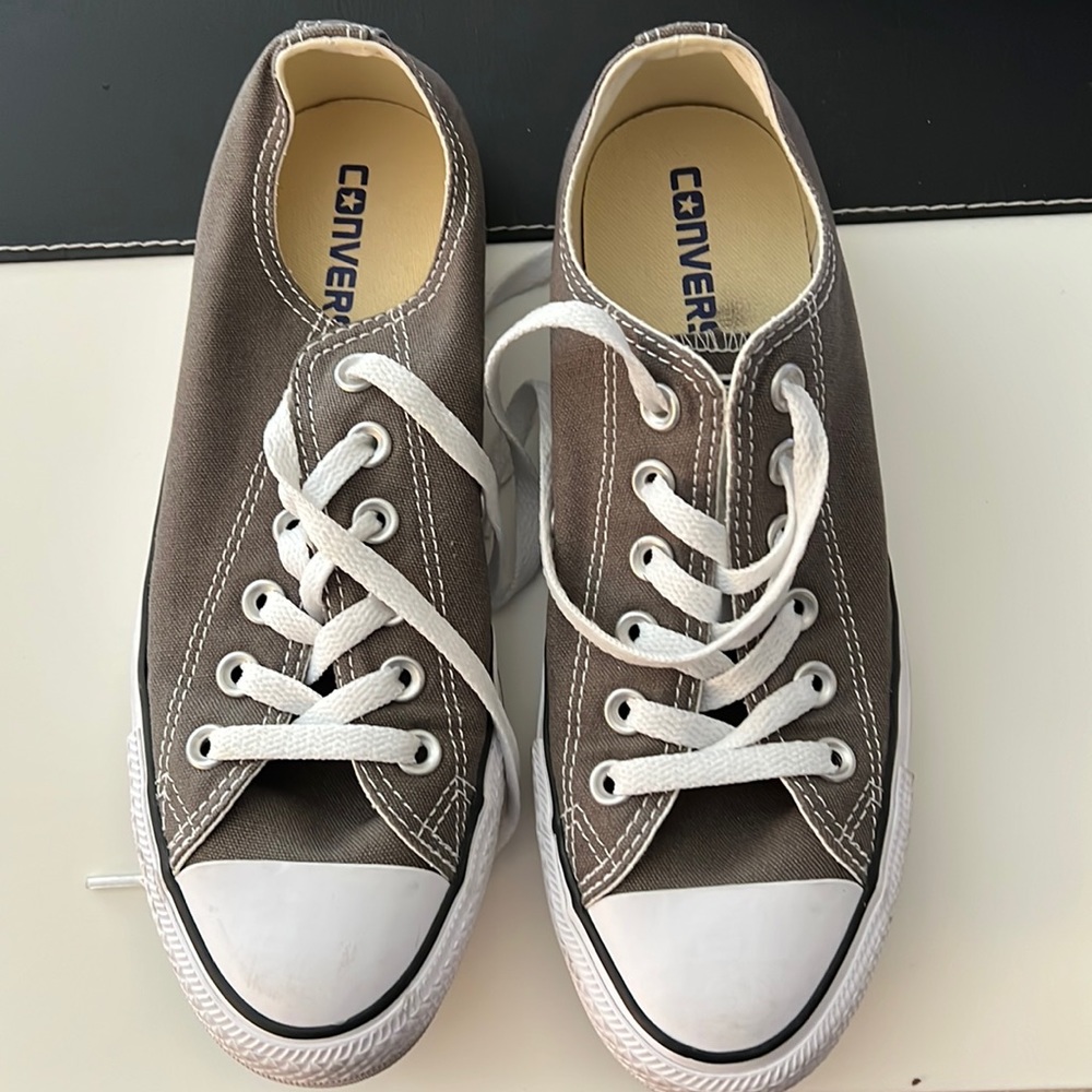 Converse All Star gray low tops